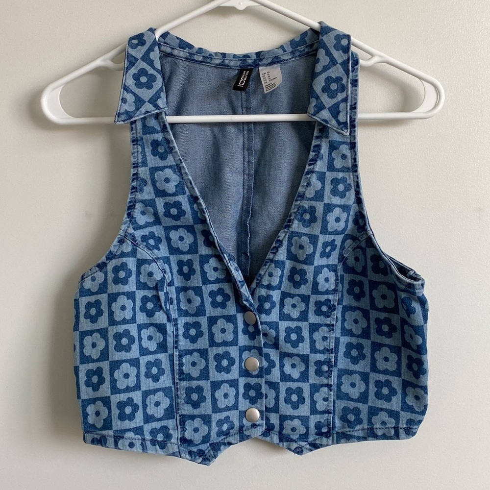 H&M Denim Suit Vest
